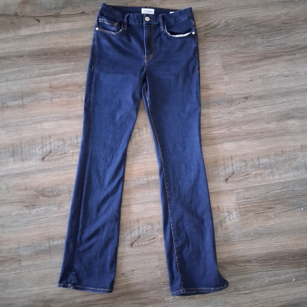 FRAME Le Mini Boot Claremont Slit High Rise Size 30 Waist 32 Inseam VGUC